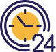 Round the clock service